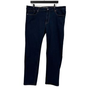 TWILLORY Jeans Mens 40x32 Technical Denim Performance Trim Stretch Dark Wash